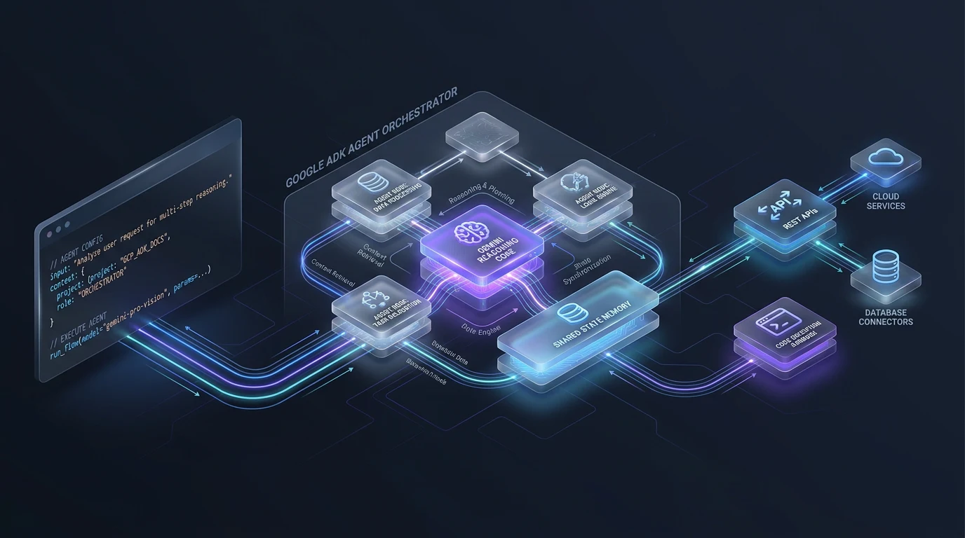 Introduction to AI Agents &amp; Google ADK (Dark)